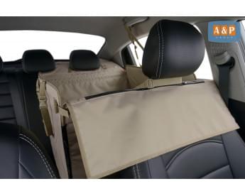 Автогамак Happy Dog Premium (Хэппи Дог Премиум). На половину сиденья. Цвет: бежевый.