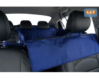 Автогамак Happy Dog Premium (Хэппи Дог Премиум). На 2/3 заднего сиденья. Цвет: синий.