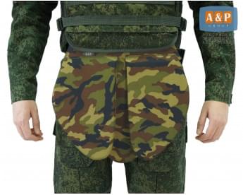 Напашник тактический "Трилистник". Класс защиты Бр 1. Цвет: камуфляж.