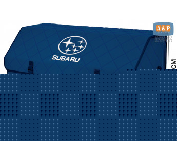 Органайзер-саквояж "Союз" в багажник Subaru (Субару), размер XXL. Цвет: синий с синей прострочкой Ромб.