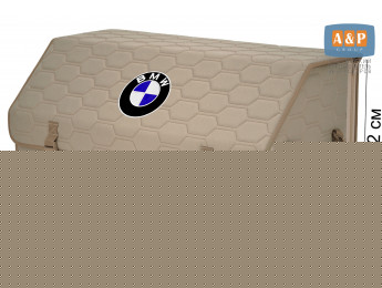 Органайзер-саквояж "Союз" в багажник BMW (БМВ), размер XL Plus. Цвет: бежевый с бежевой прострочкой Соты.