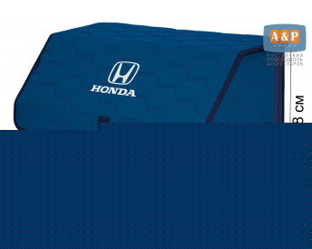 Органайзер-саквояж "Союз" в багажник Honda (Хонда), размер L. Цвет: синий с синей прострочкой Соты.