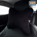Подушка-косточка автомобильная под шею. Большая. Велюр. 